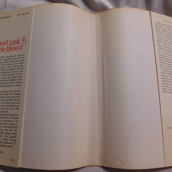 CHARLIE BROWN You Don't Look 35 Charlie Brown First Edition Hardcover Book 1985 - Picture 7 of 7